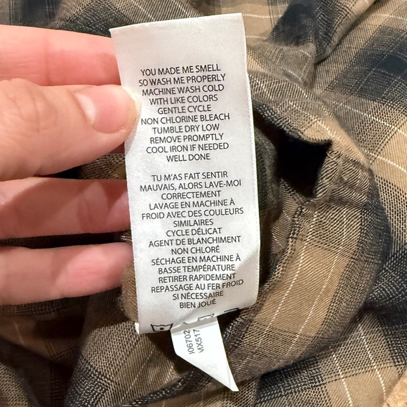 New Travis Mathew Give It a Try Plaid Button-Up Shirt 3XL XXXL Brown Fall Staple - Picture 6 of 13